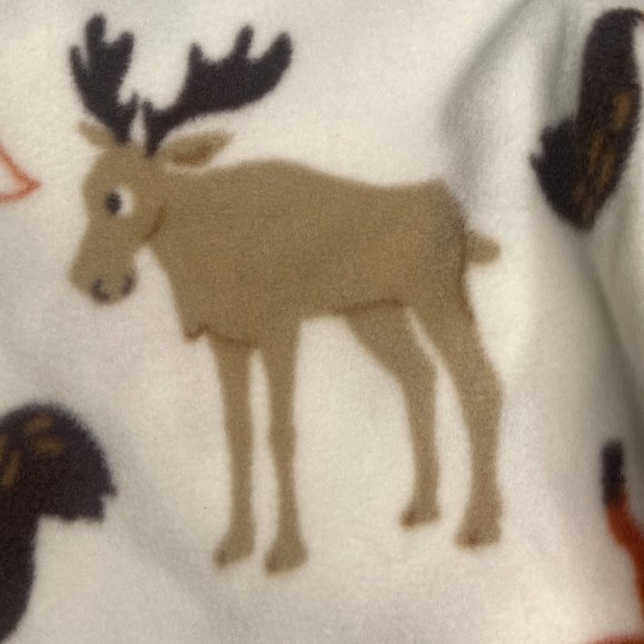 NWT 5 carters Squirrels moose sleeper pajamas pjs - Picture 6 of 7